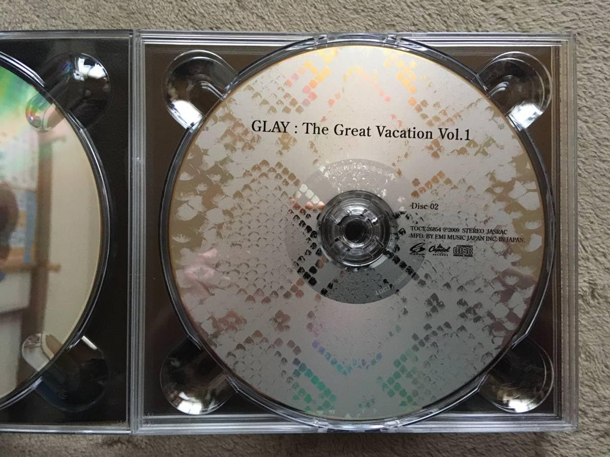 Amazon.co.jp: 初回限定盤B 3CD+DVDGLAY THE GREAT VACATION VOL